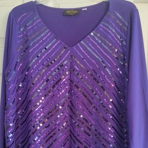 Bob Mackie Sequined Tunic 3X